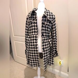 Tommy Hilfiger Houndstooth Coat, size L